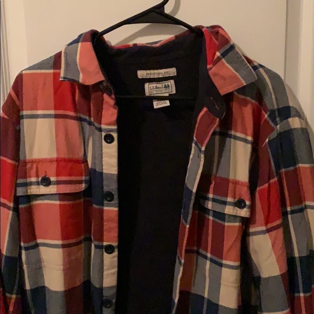 LL Bean Flannel jacket